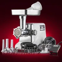 Turboforce 3000 Series 6-In-1 Powerful Size #12 Electric Meat Grinder with Foot Pedal • Sausage Stuffer • Kubbe Maker 2