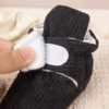 KIDSUN Baby Boy Girl Booties Newborn Fluff Toddler First Walkers Cotton Comfort Soft Anti-slip Infant Crib Shoes Socks Warm 4