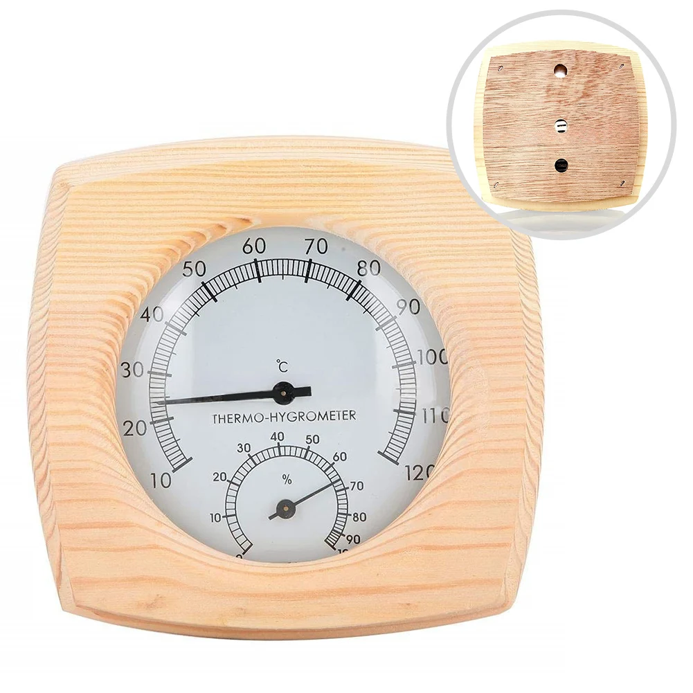 Accuracy Dial Thermometer Sauna Humidity Accessory Easy Installation Design High Accuracy Readings Long-lasting Sauna Accessory 6