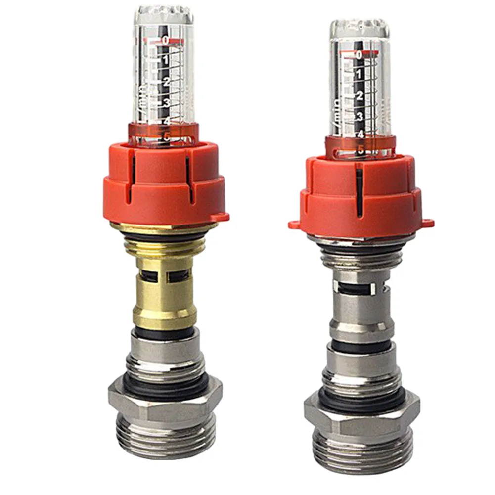 DN25 Water Floor Heating Water Distributor Regulator Regulator Regulator G1/2-Electroplating Floor Heating Systems Parts