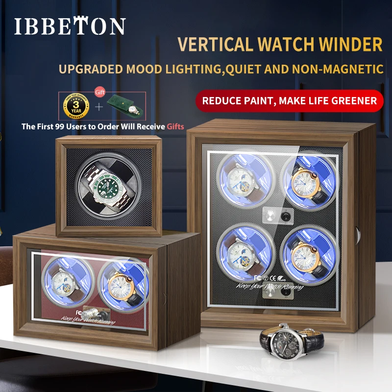 Watch Winder for Automatic Watches Luxury Anti-Magnetic Watch Winders with Quiet Japanese Motor for Men Women Watches watch winder