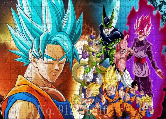 Bandai Anime Puzzle 300/500/1000 Pieces Puzzle Dragon Ball Intellectual  Educational Son Goku Jigsaw Puzzle for Adults Kids Toys - AliExpress