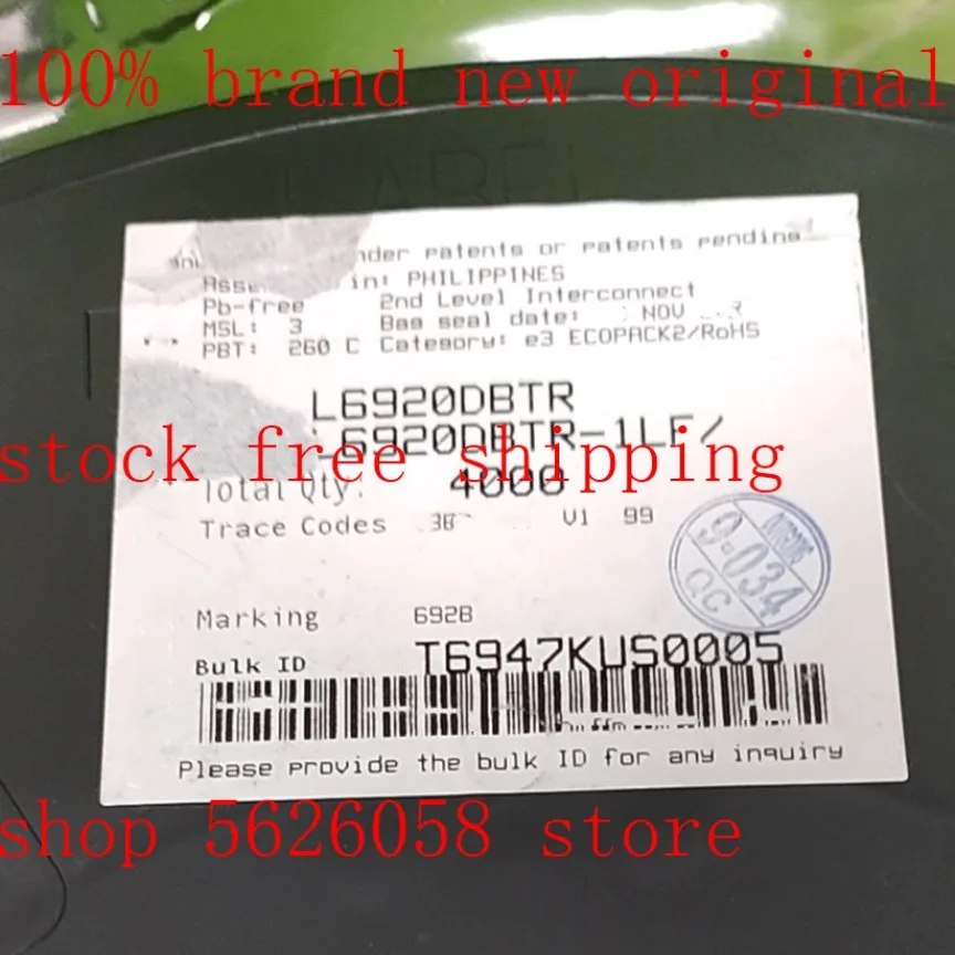 L6920DB L6920 692B MSOP OPA2364AIDGKR BHL L6920DBTR 100% ǰ, 5 -100 /