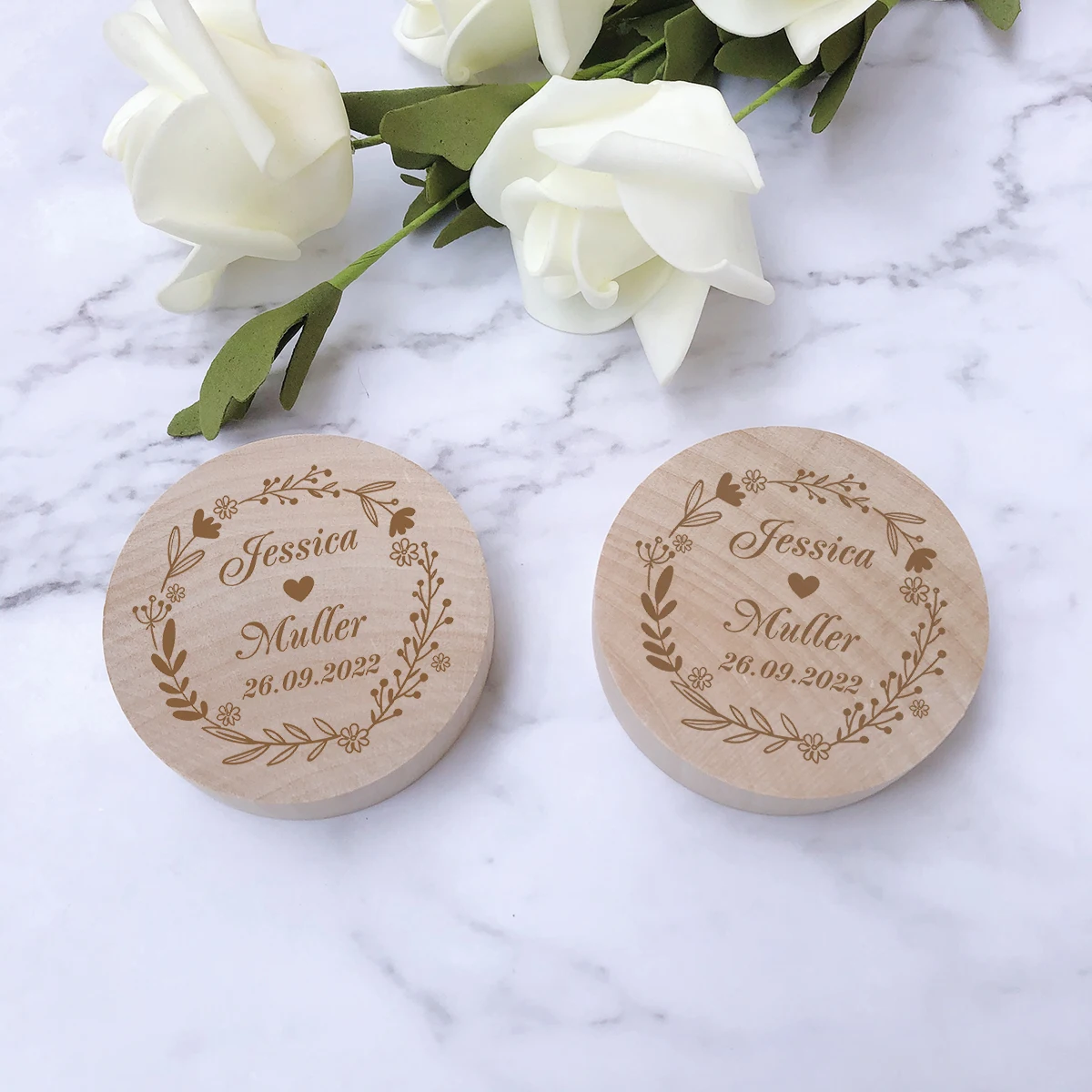 Personalized Wedding Favor Bottle Opener Fridge Magnet Wooden Magnetic Bottle Opener For Guest