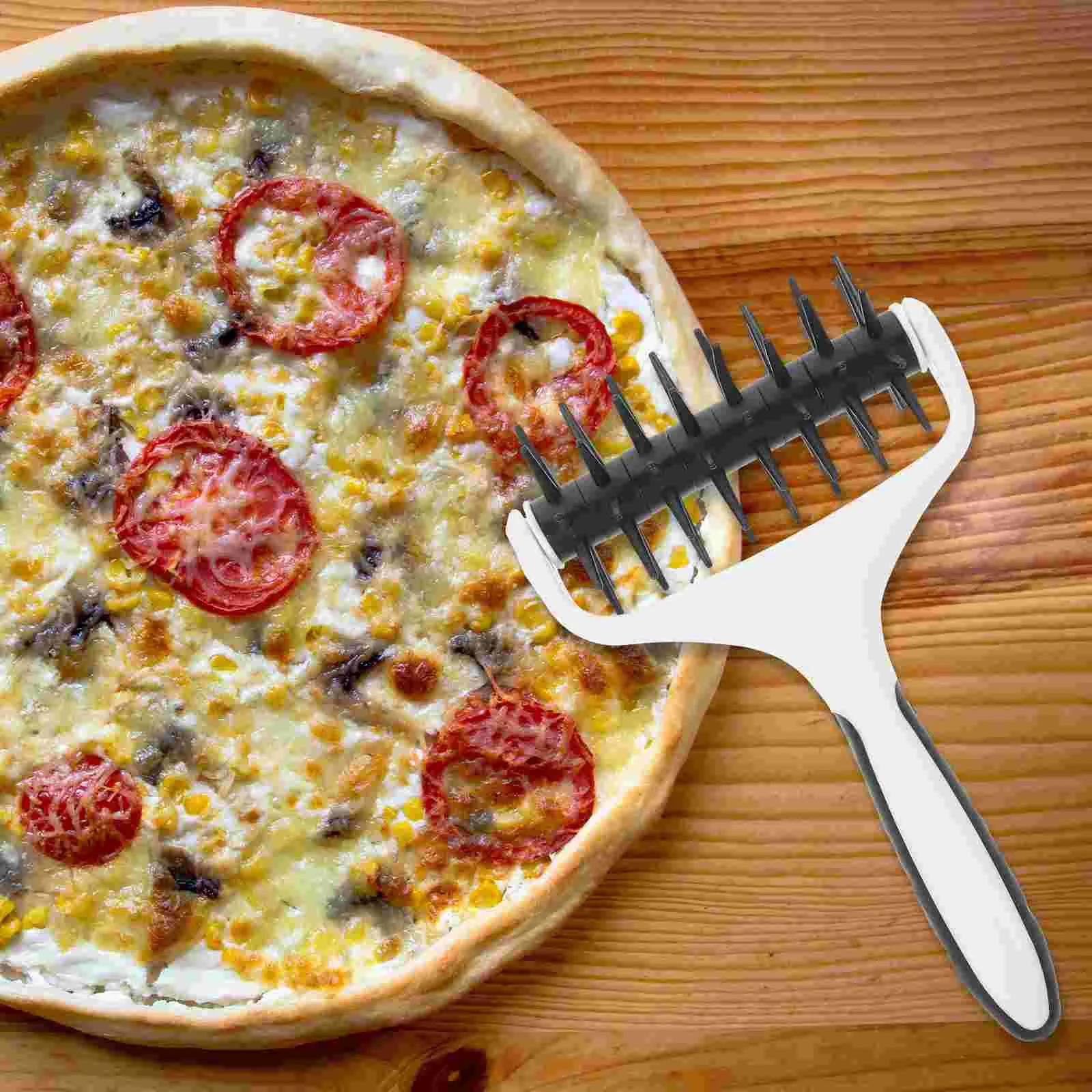 Dough Roller Pizza Punch Biscuits Hole Maker Cake Pie Puncher Large Docker Kitchen Abs Cookies Pastry Tool Needle Design