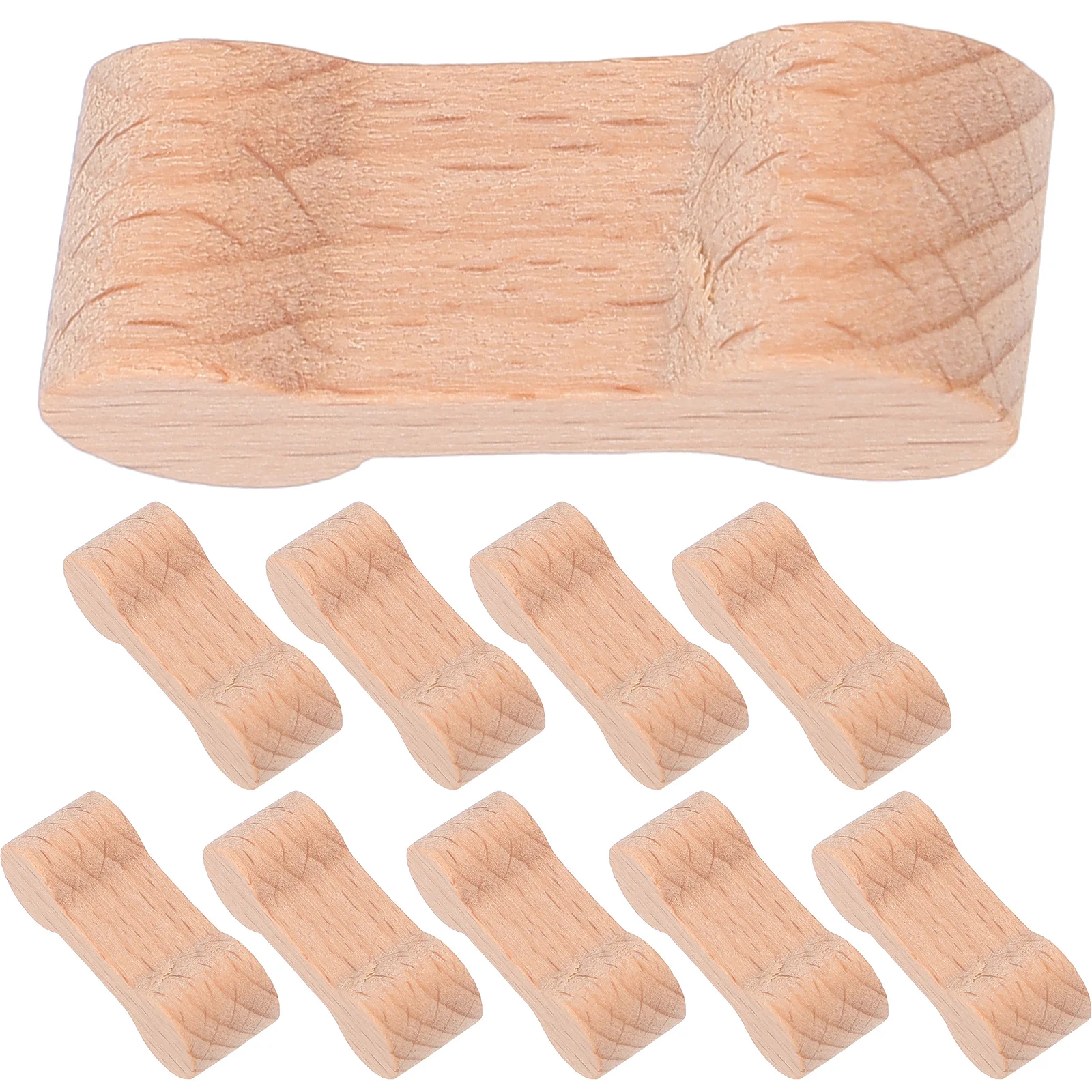 

16pcs Wooden Train Railway Tracks Connector Expansion Track Connector Railway Toys Part