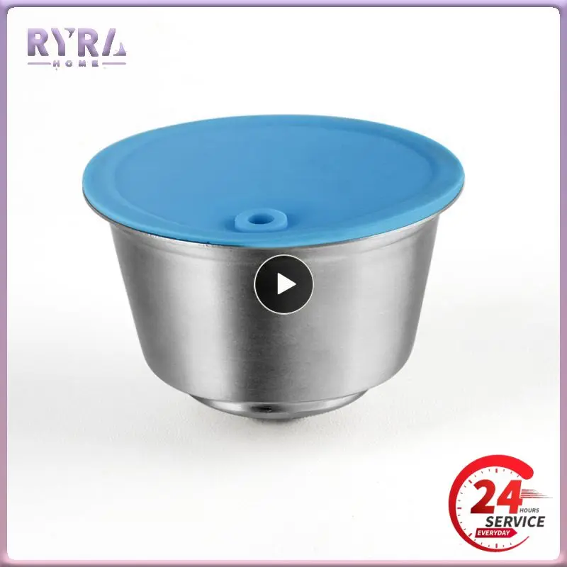 Icafilas Riutilizzabile Dolce Gusto Capsule Copertura In Silicone Macchina Da Caffè Dolce Gusto Cialda Da Caffè Riutilizzabile In Acciaio Inossidabile