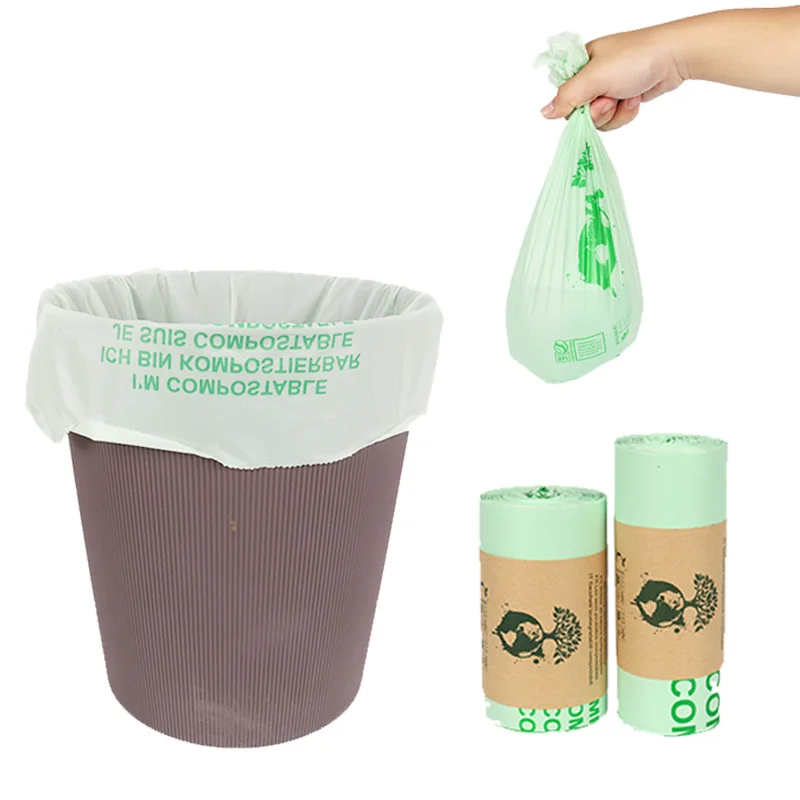 New 25/50 Kitchen Compostable Bags Degradable Garbage Bags Environmental Protection Biodegradable Garbage Bags