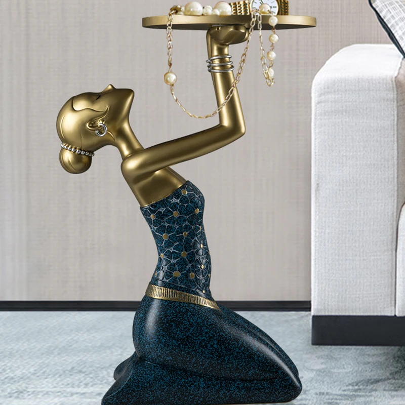 

Garden Luxury Center Table Nordic Makeup Sofa Metal Side Table Gold Apartamento Mesa Auxiliar Living Room Decoration GXR40XP