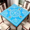 Anti-slip Gaming Mat Foldable Anti-slip Mahjong Table Mat for Board Games Decoration Noise Reduction Mahjongg Mat for Mahjong 4