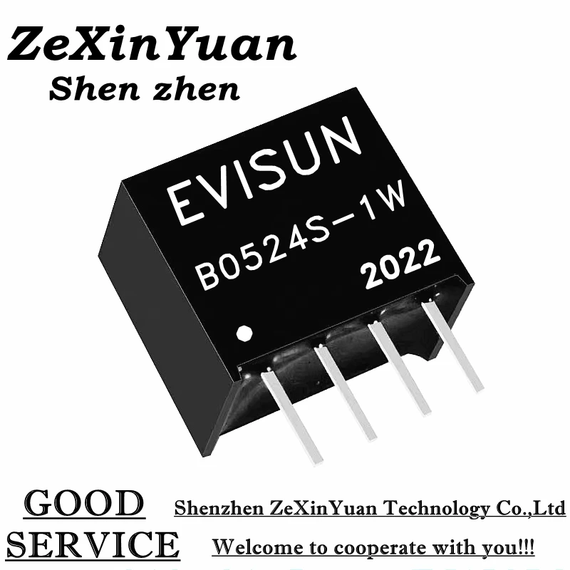 

5PCS/10PCS/20PCS B0524S-1WR3 B0524S-1WR2 B0524S-1W B0524S SIP-4 5V TO 24V 1W DC-DC isolapted power module