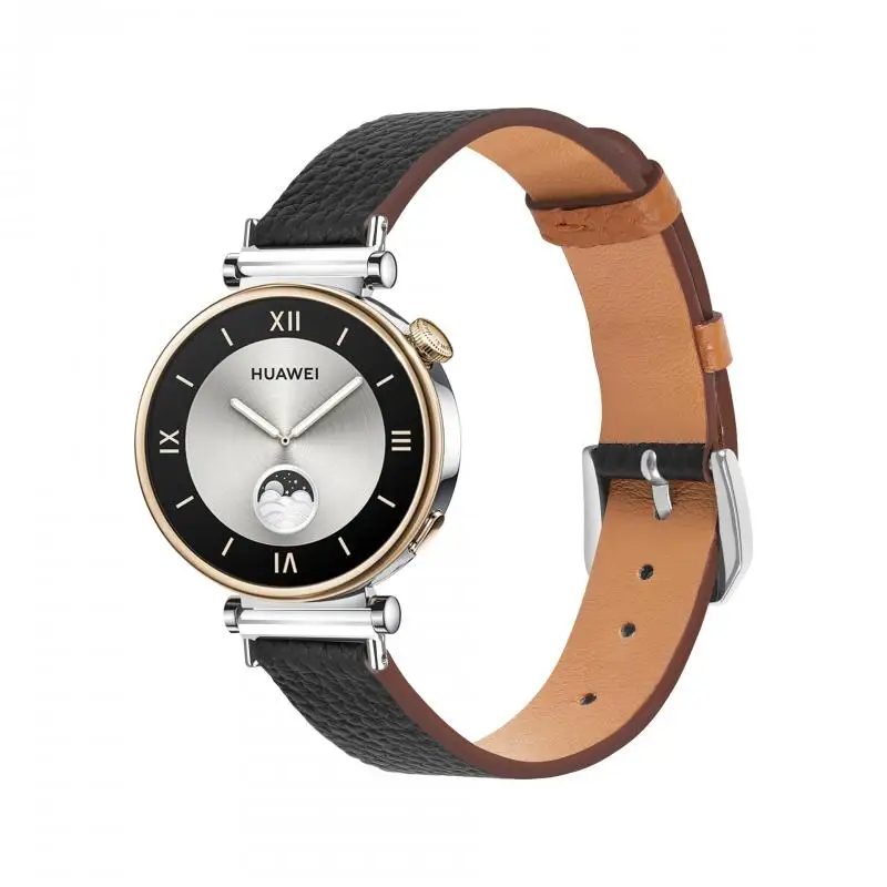 Premium 18mm Genuine Leather Watch Strap - Elegant Replacement Band