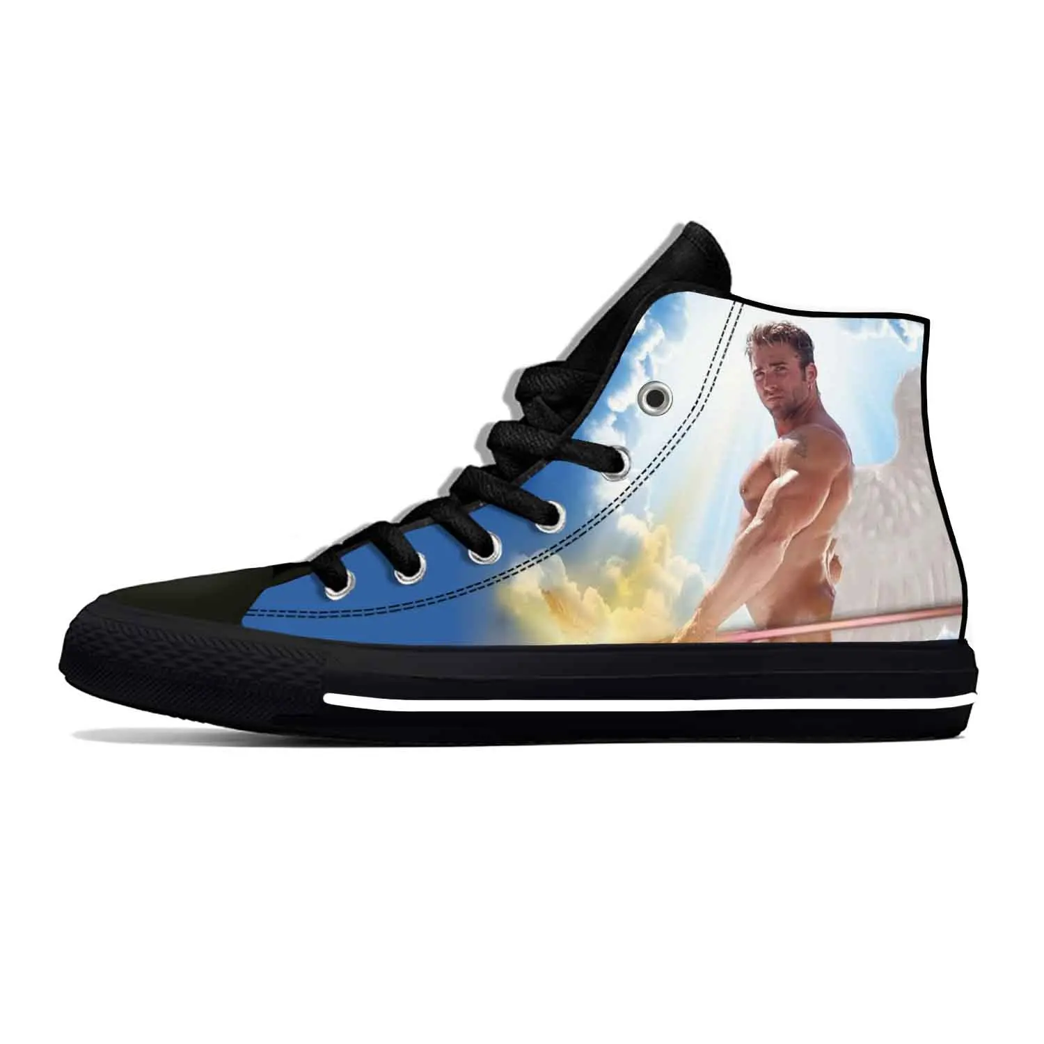 Billy Herrington Gachigasm Gachi Gachimuchi Funny Casual Cloth Shoes High Top Lightweight Breathable 3D Print Men Women Sneakers