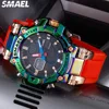 SMAEL Colorful Alloy Watch Men's Outdoor Sports Waterproof Multi functional Electronic Watch  8027 1