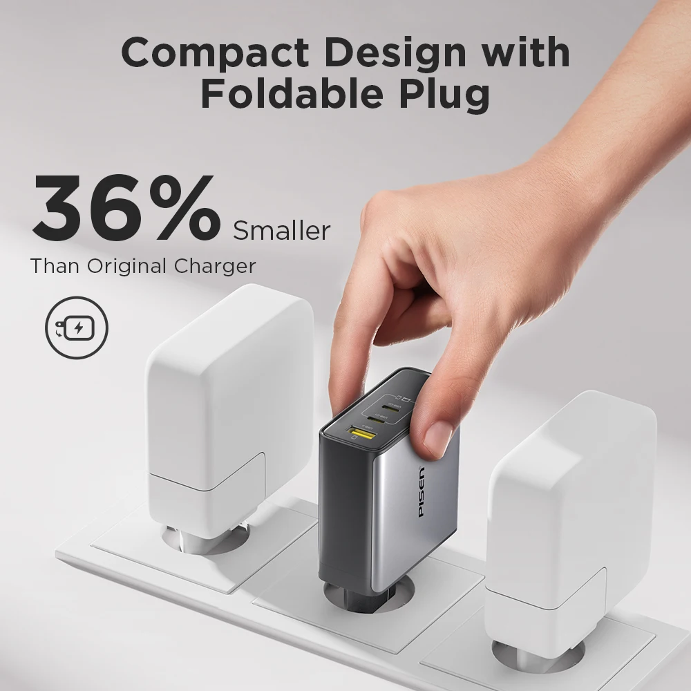 PISEN Charger 3-Port GaN Fast