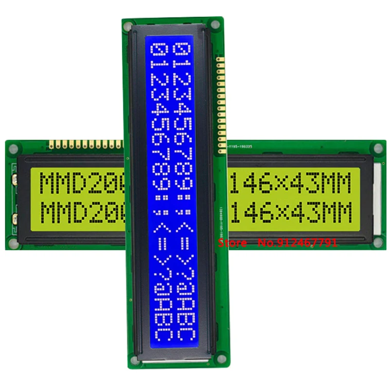 5V Big Size 202 20X2 2002 2002B LCD Module Display Screen LCM HD44780 ...