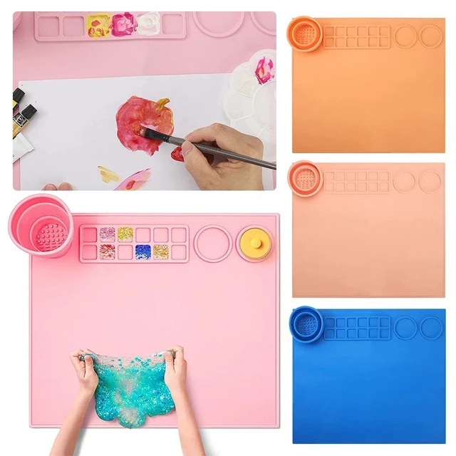 Multifunctional Silicone Painting Mat Palette Kids Graffiti