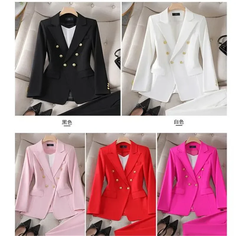 Fashion Gorgeous Design Women 2PCS Blazer Suits Solid Color Summer Blue Skirt Twin Sets Mini Street Clothing for Lady