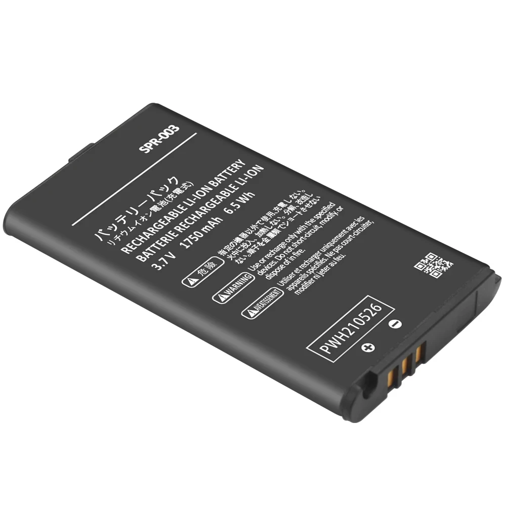 New Genuine 1750mAh SPR-003 SPR003 Rechargeable li-ion Battery For Nintendo NEW 3DSLL 3DSXL 3DS LL XL 6.5Wh 3.7V