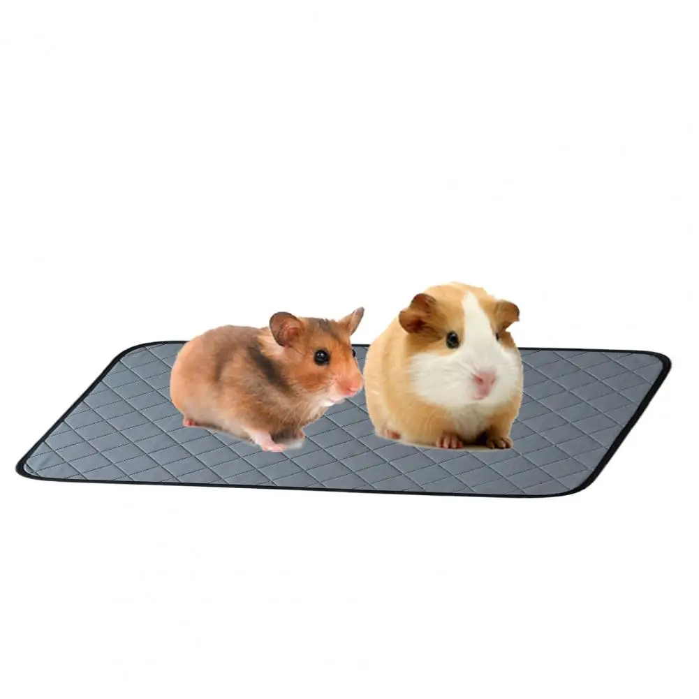Rabbit Guinea Pig Cage Liner Waterproof Absorbent Diaper Washable Puppy Training Pad Hamster Bed Urine Mat Pet Car Seat Cover