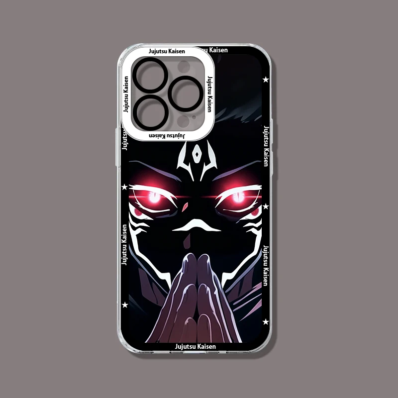 Jujutsu Kaisen Gojo Satoru & Ryomen Sukuna Transparent Phone Case Cover