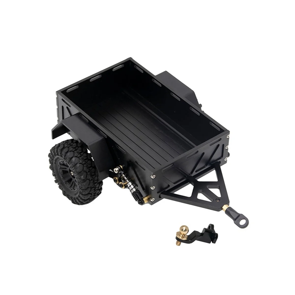 

Trailer Car Cargo Carrier Decoration for Traxxas TRX4M, Black