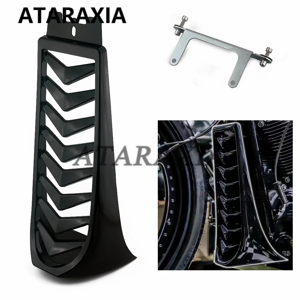 Motorcycle Front Lower Radiator Cover Chin Fairing Spoiler Cowl For