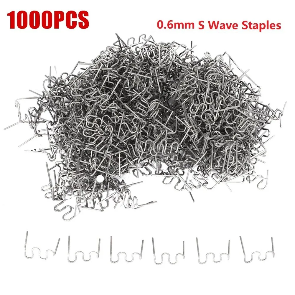 

Repair Staples 0.6mm 1000Pcs Equipment Pre-cut Repairing Patch Stainless Steel Wave Workshop Practical Durable