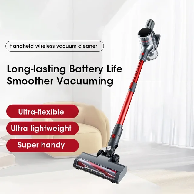 Handheld Wireless Vacuum Cleaner 9.5kPa Suction Power Multi-functions Electric Vacuum Sweeper Home Car Remove Mite Dust Cleaner 1