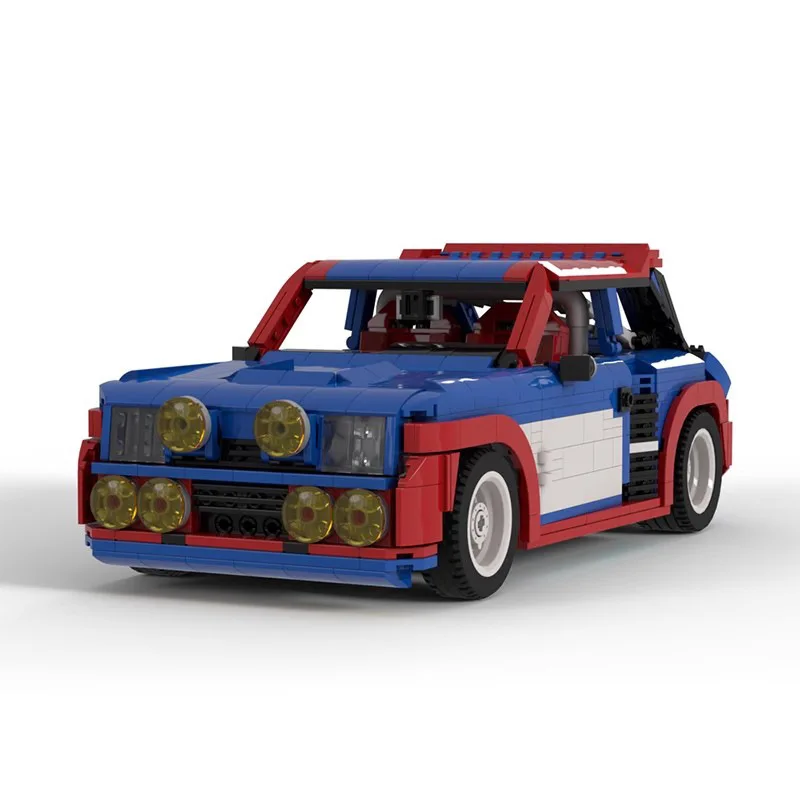 

MOC Renaulted R5 Turbo Maxi Speed Champions Sports Cars Building Blocks Bricks Set Kids Toys Gifts For Boys & Girls