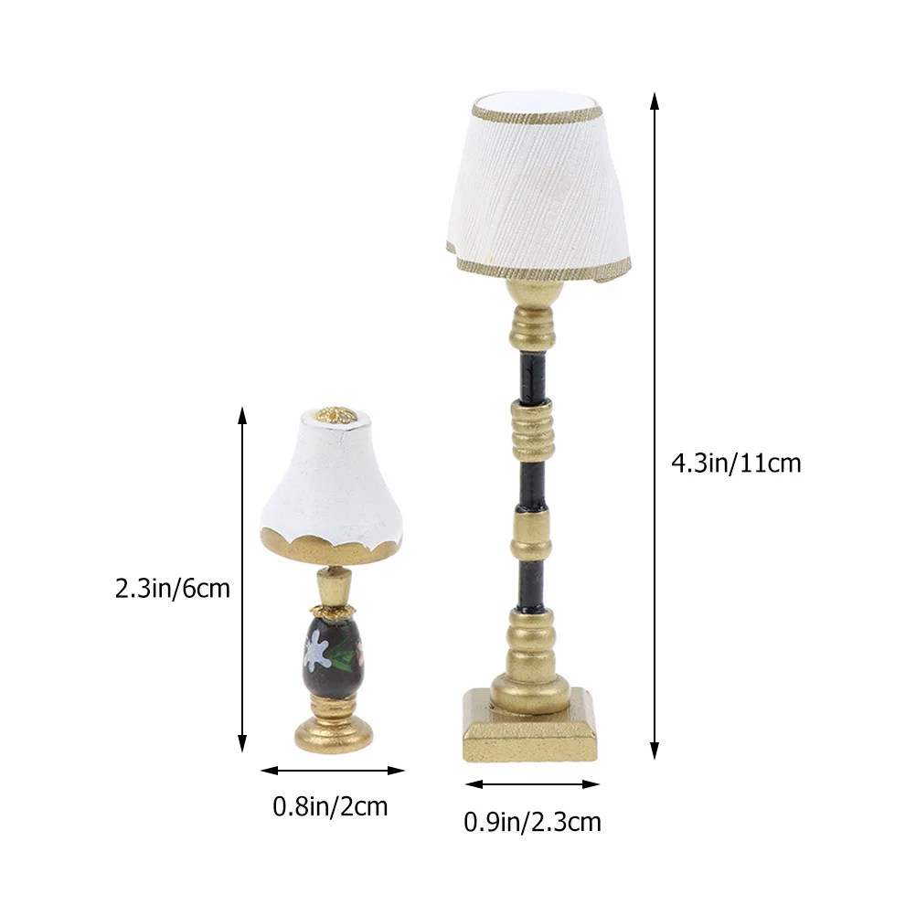 

1 комплект мини Напольной Лампы, модель мини домашней Напольной Лампы, орнамент, миниатюрный напольный светильник