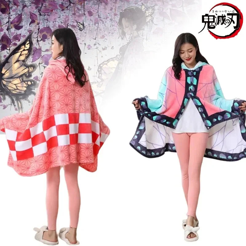 Demon Slayer Blanket Kimetsu No Yaiba Tanjirou Shinobu Pajamas - Main Image