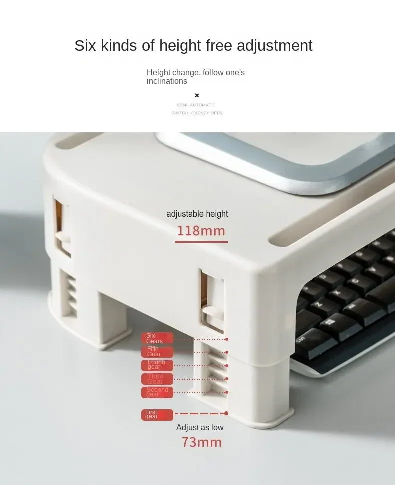 Monitor Stand Riser Computer Stand Desk Organizer Extender Heightened Shelf For Laptop PC Keyboard Printer PS4 10 Monitor Stand Riser Computer Stand Desk Organizer Extender Heightened Shelf For Laptop PC Keyboard Printer PS4 2