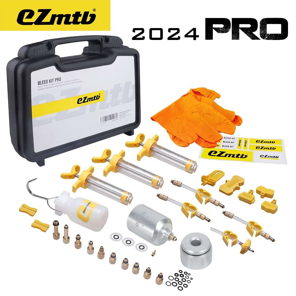 CODIRATO Kit Spurgo per Freni a Disco Idraulici Strumenti per Riparazione Bicicletta per Shimano, Magura, Tektro, SRAM