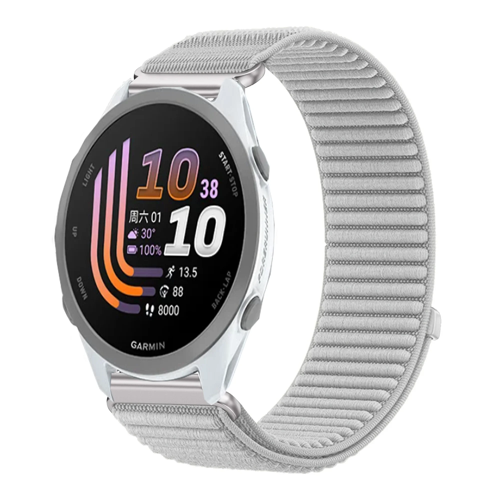 Sport Nylon Loop Strap - Adjustable Wristband for Garmin Forerunner & Venu