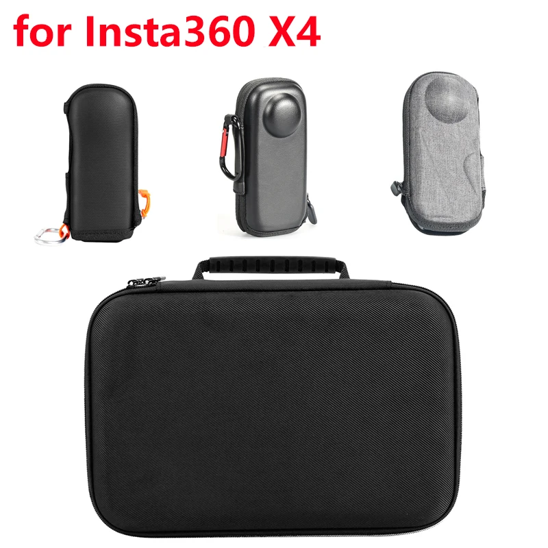 

Для переноски Insta360 X4/Портативная дорожная сумка через плечо, мини-сумка для хранения, портативная для Insta360 ONE X4, аксессуары