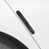 4pcs Universal Car Door strips Anti Scratch Sticker Carbon Fiber Edge Protective Strips Side Doors Moldings Scuff trim Stickers 5
