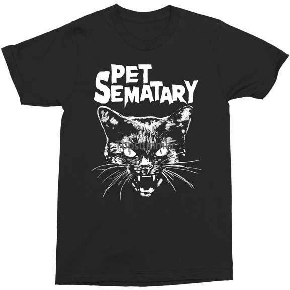 New Men'S Stephen King Pet Sematary Church Black Cat Horror Movie T-Shirt 3Xl