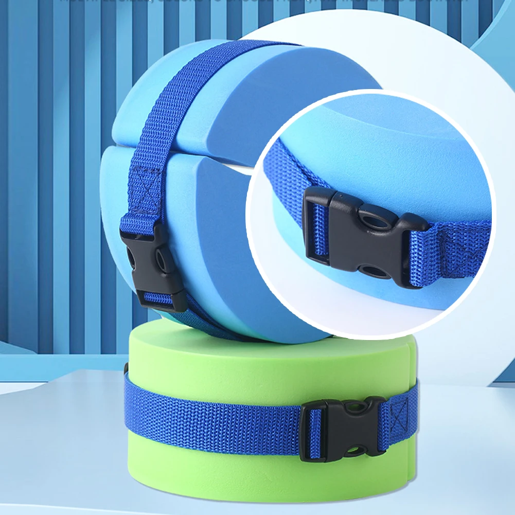 2pcs Swim Aquatic Cuffs EVA Foam Aquatic Cuffs with Quick Release Buckle Water Aerobics Float Ring for Swim Training