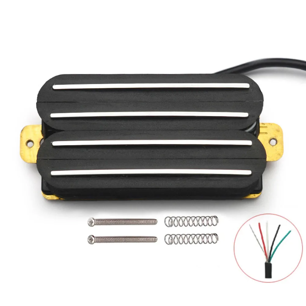

1 Pcs 4 Wire Four Coils Dual Humbucker 6 Strings For ST TL LP Electric Guitar 2-Dual Humbucker Pickup Musical Instruments Parts