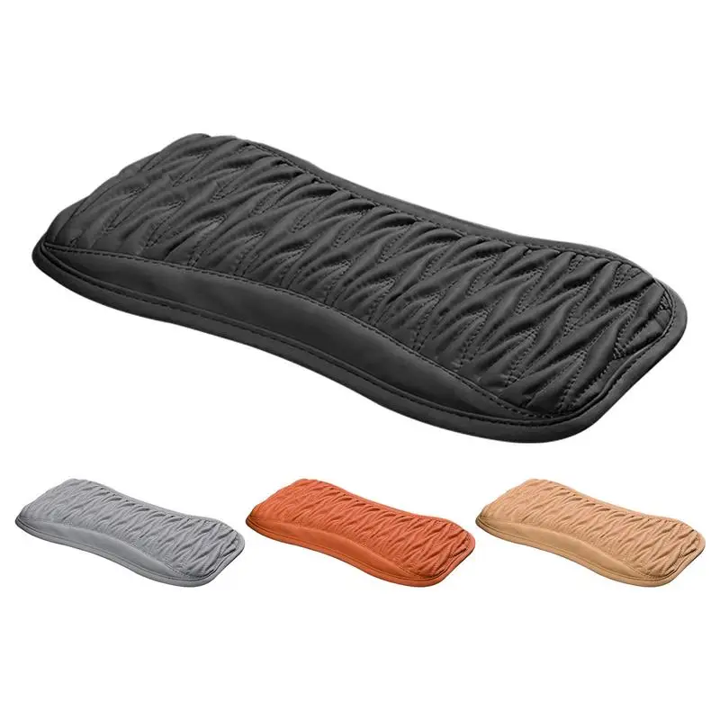 

Car Center Console Cover Auto Armrest Pad Center Console Protector Pad PU Leather Elbow Rest Cushion interior accessories