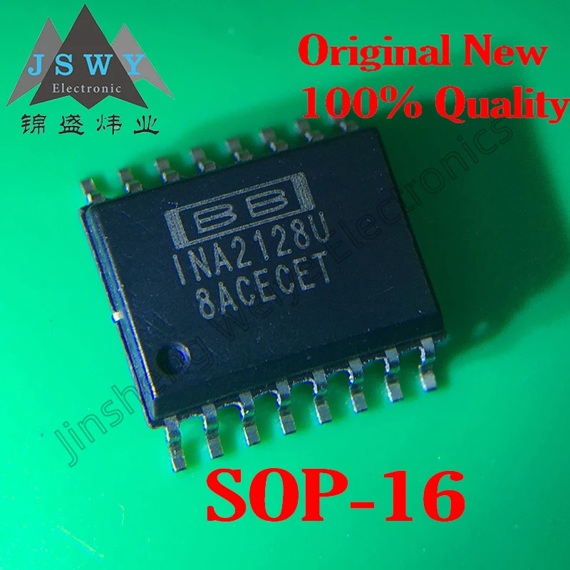 

Hot IC INA2128UA INA2128U INA2128 100% Brand New Original SOP-16 Operational Amplifier Chip 2~10PCS Free Shipping