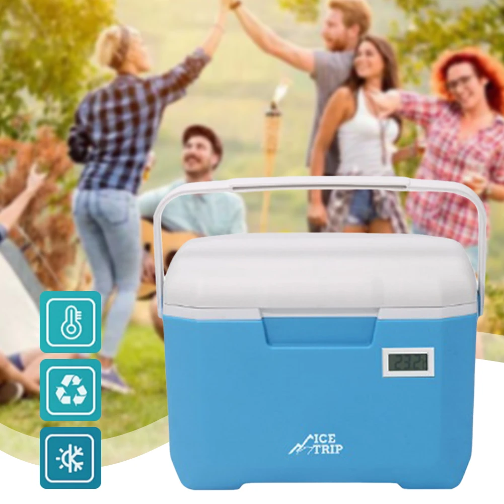 6L Portable Cool Box Large Capacity Insulated Freezer Multifunction Insulated Portable Cooler Long-Lasting for Fresh-Keeping