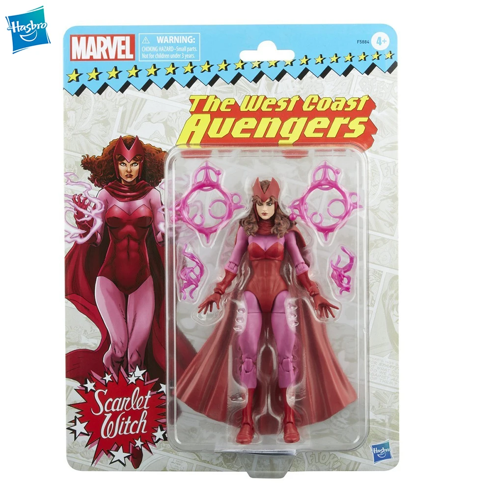 

Original Hasbro Marvel Legends Series Scarlet Witch 6-Inch-Scale Original Anime Action Figures Collectible Model Toys F5884