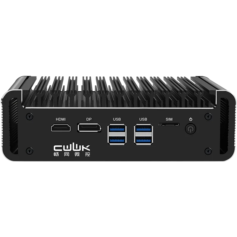 New J4125 Soft route i226/2.5G NIC Dual memory card slot Mini-host /iKuai/NAS/PVE/ESXI Energy-saving computer without fan 3