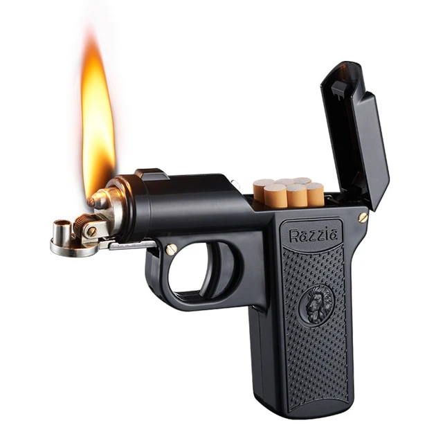 Pistola Gas portatile separabile accendino Turbo torcia pistola accendini  gonfiabili portasigarette 8 pezzi accendisigari antivento - AliExpress