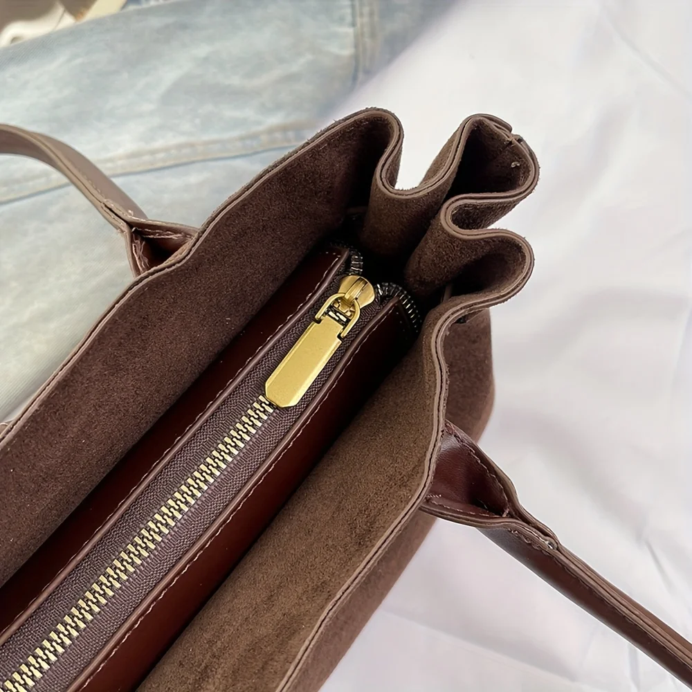 Luxury Retro Large Capacity Shoulder Tote Bag for Women