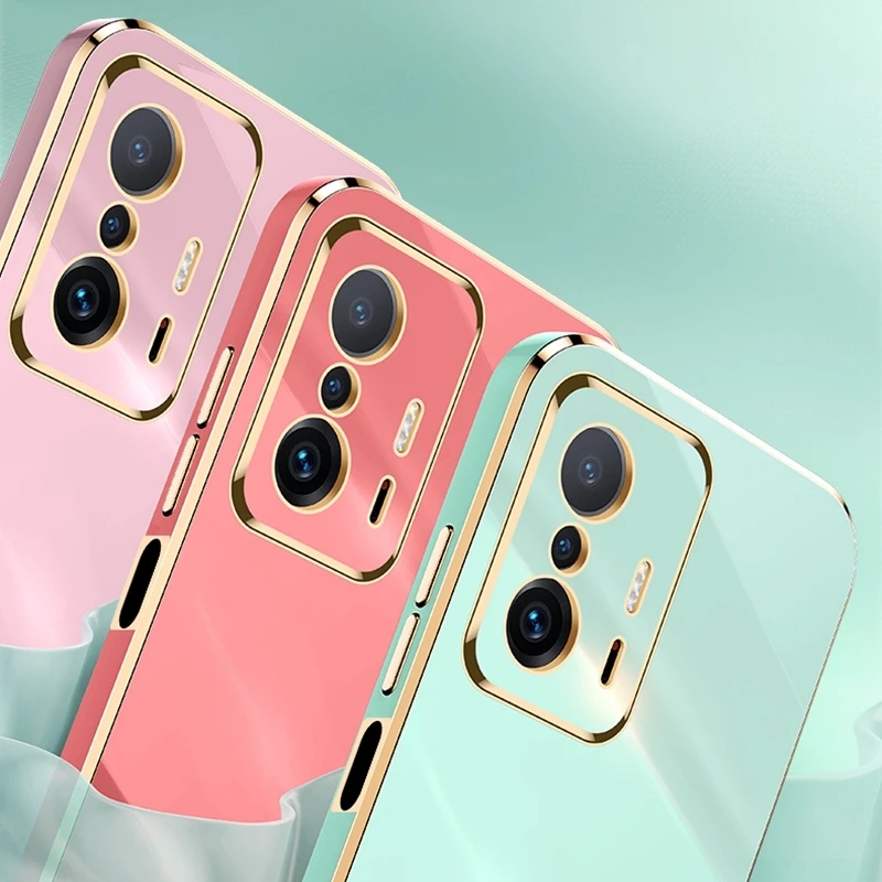 Per Xiaomi 11 T 11 T T11 Placcatura Custodia Morbida Tpu Cover Posteriore Del Telefono Per Xiaomi 11 T Pro 11 T Pro 11Tpro Custodia Protettiva Coque