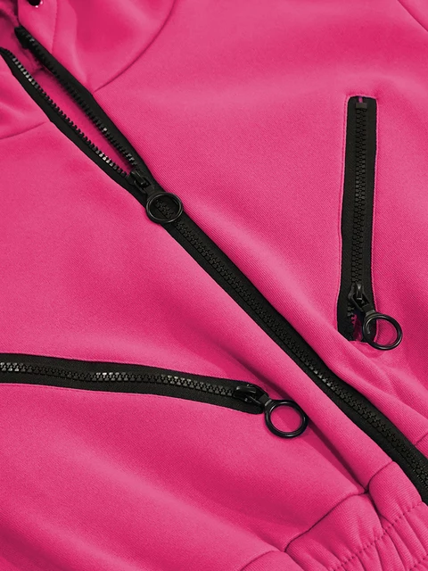 Tuta Sportiva Donna Invernale Con Cerniera E Tasche - Leggera, Comoda, Per Allenamento E Tempo Libero