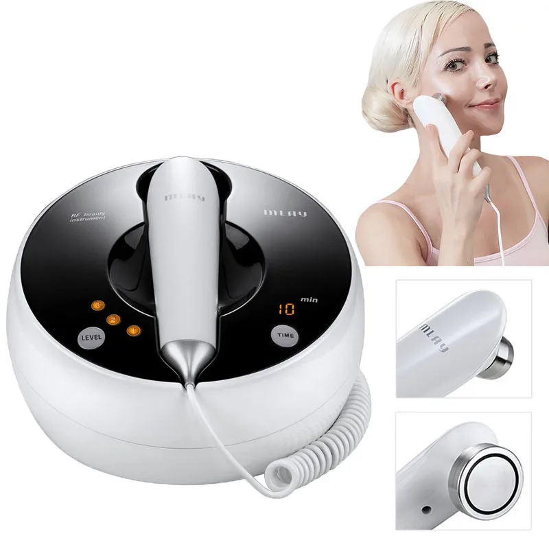 Radio Frequency Facial Massage Body Slimming Machine Professional Home RF Face Lifting Skin Firming Anti Aging Wrinkle Device 3